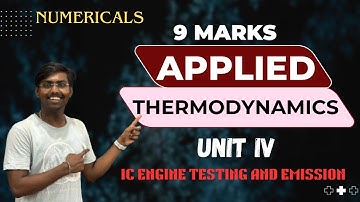 Unit 4 | IC Engine Testing & Emissions |8-9 Marks Sure Numerical | SPPU Sem 4| Applied Thermodynamic