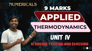 Unit 4 | IC Engine Testing & Emissions |8-9 Marks Sure Numerical | SPPU Sem 4| Applied Thermodynamic