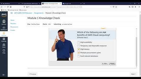 Module 1 - Cloud Concepts Overview - Knowledge Check