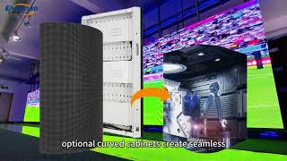 28PCS EA960F3 P4.44 Outdoor LED Billboard for Austria | EagerLED LED Screen Aging Test