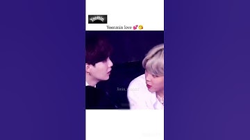 Yoonmin love 💕😘 #jimin #taekook #suga #jungkook #v