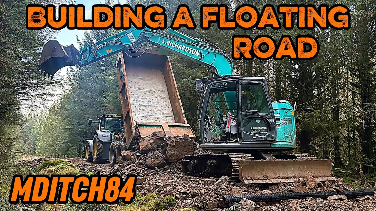 Continuing Building a Floating Road, Breakdown - YouTube