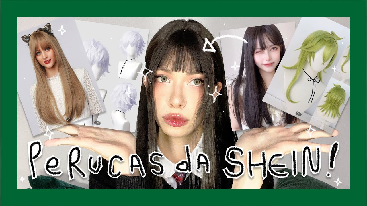 PERUCAS DA SHEIN VALEM A PENA? ☆ + resenha de todas as minhas wigs da Shein!