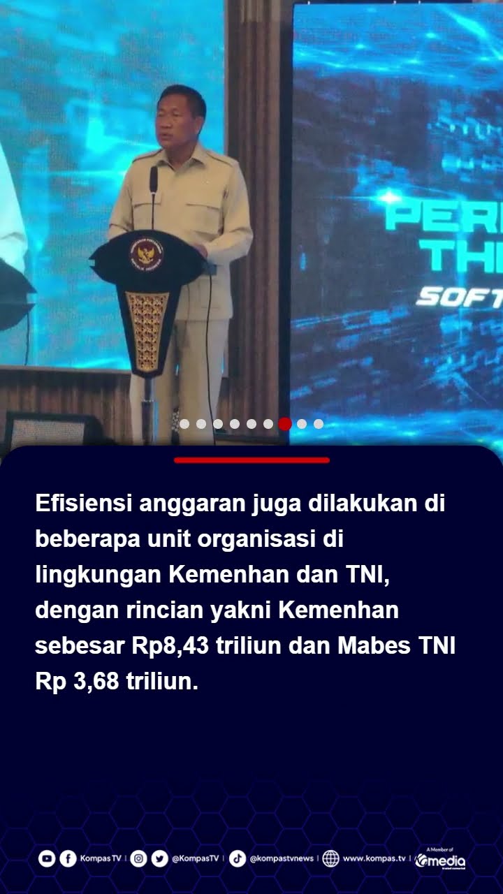 Laksanakan Intruksi Prabowo, Kemenhan dan TNI Pangkas Anggaran Rp 26,9 Triliun #tni #prabowo
