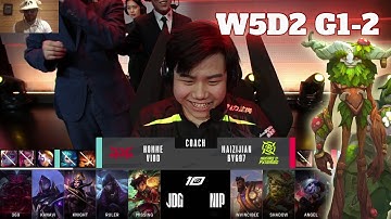 NIP vs JDG - Game 2 (ESS Reacts) | Week 5 Day 2 LPL Summer 2023 | Ninjas in Pyjamas vs JD Gaming G2