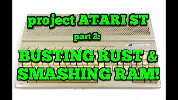 Atari 1040ST Restoration p2: Busting rust and smashing RAM! - SIMPLETHINGSTOYS