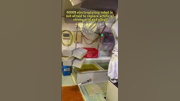 Electroplating robot #machine #automachine #automobile #electroplating #industrial #robot