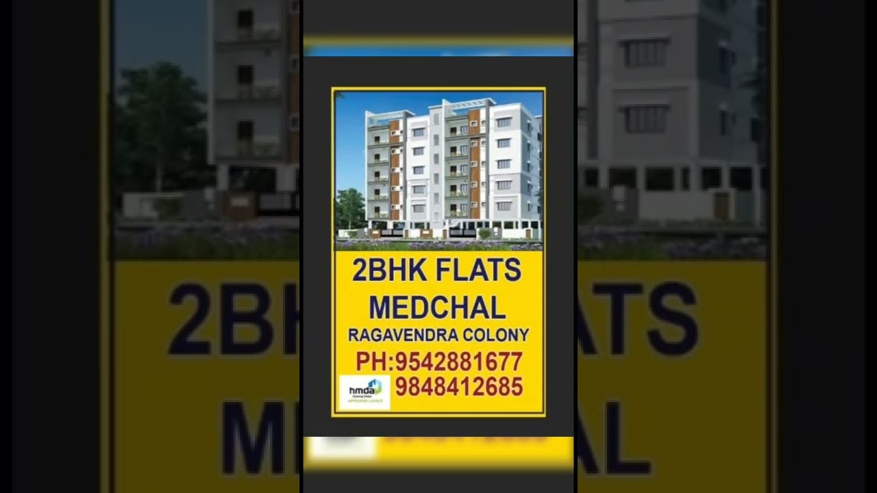 HMDA APPROVED 2bhk Flats For Sale@MEDCHAL(Raghavendra Colony) 