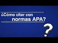 Normas APA: Cómo citar - Universidad Sergio Arboleda