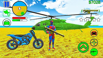 Iron-Man Flying Superhero Driving Dirt Bike Police Car and Army Helicopter - Android GamePlay