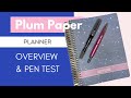 Plum Paper Daily Planner Review & Pen Test