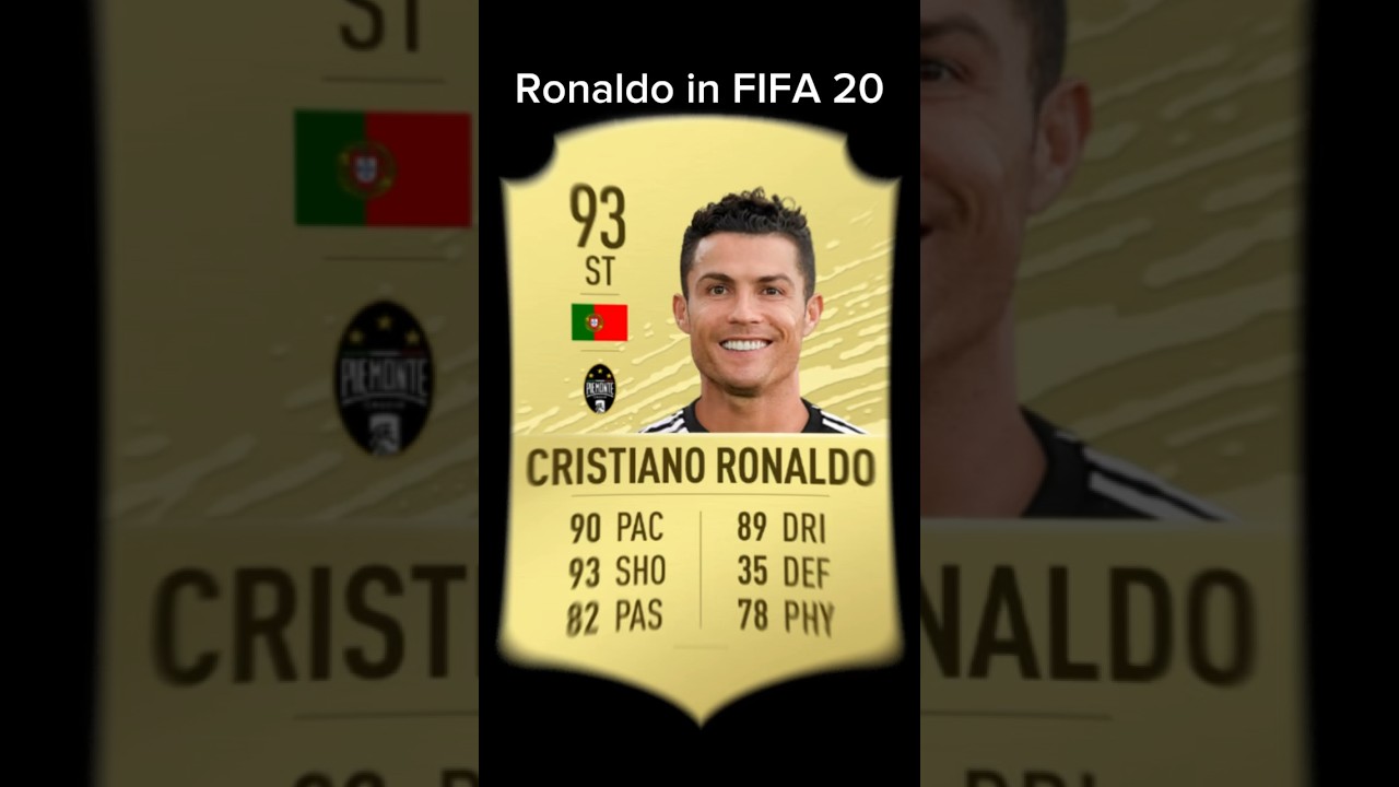 Ronaldo Card evolution FIFA 18 - 24