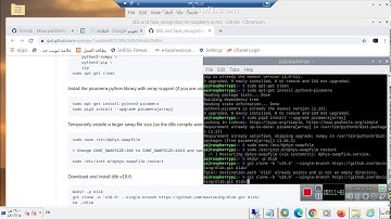 Raspberry Pi - راسبيري باي install library dlib and face recognition in MagicMirror  using raspberry