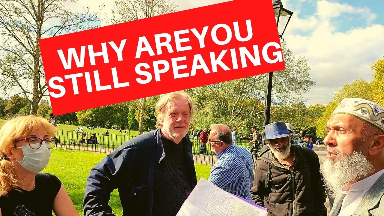 She Is Angry With Bible? Usman Ali Vs Visitors | Speakers Corner - YouTube