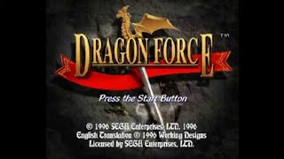 Sega Saturn Dragonforce. Gongos vs Goldark.