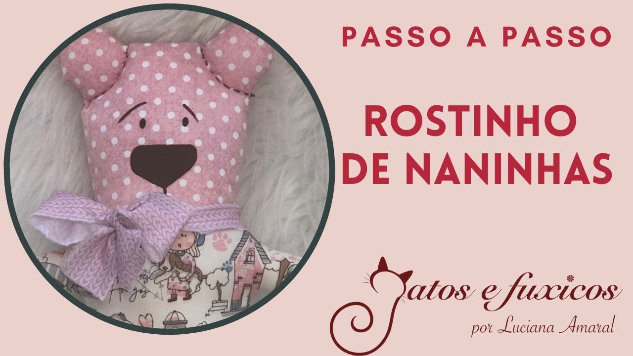 ROSTINHO DE NANINHAS COM TINTA E COM CANETA
