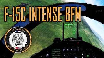 F-15C Intense BFM w/ TacView - DCS World Gameplay