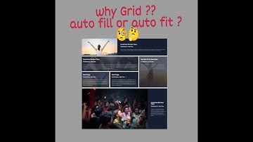 Grid tutorial for begginers and difference between Auto fill or Auto fit? [ARABIC]