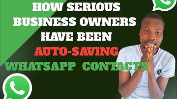 how to save contacts on whatsapp automatically | in less than 3 seconds | no need to touch  phone