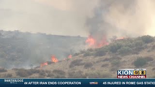 Madre Fire grows to 70,000+ acres, burning along Highway 166 and east into the Carrizo Plain