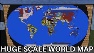 RBMK Huge Scale World Flag Map in Minecraft Showcase [DOWNLOAD]