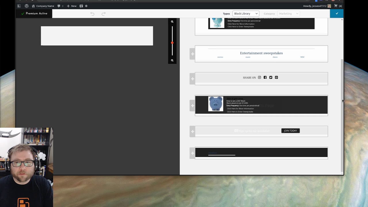 Replication steps and Workaround for the Block Library bug