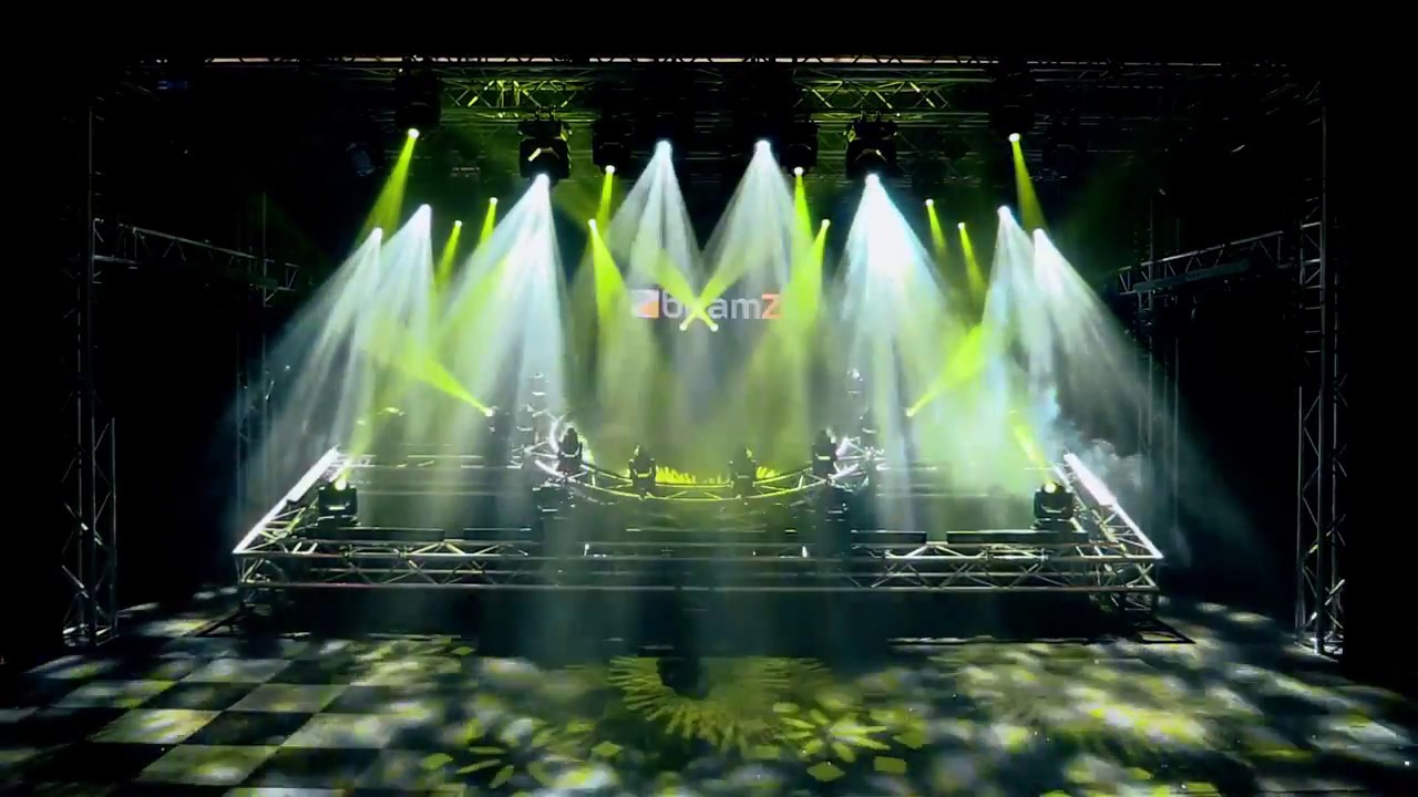 Niesamowity pokaz oświetlenia BeamZ.