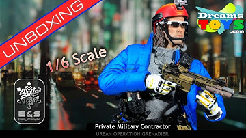 Unboxing Figura escala 1/6 Private Military Contractor Urban Operation Grenadier