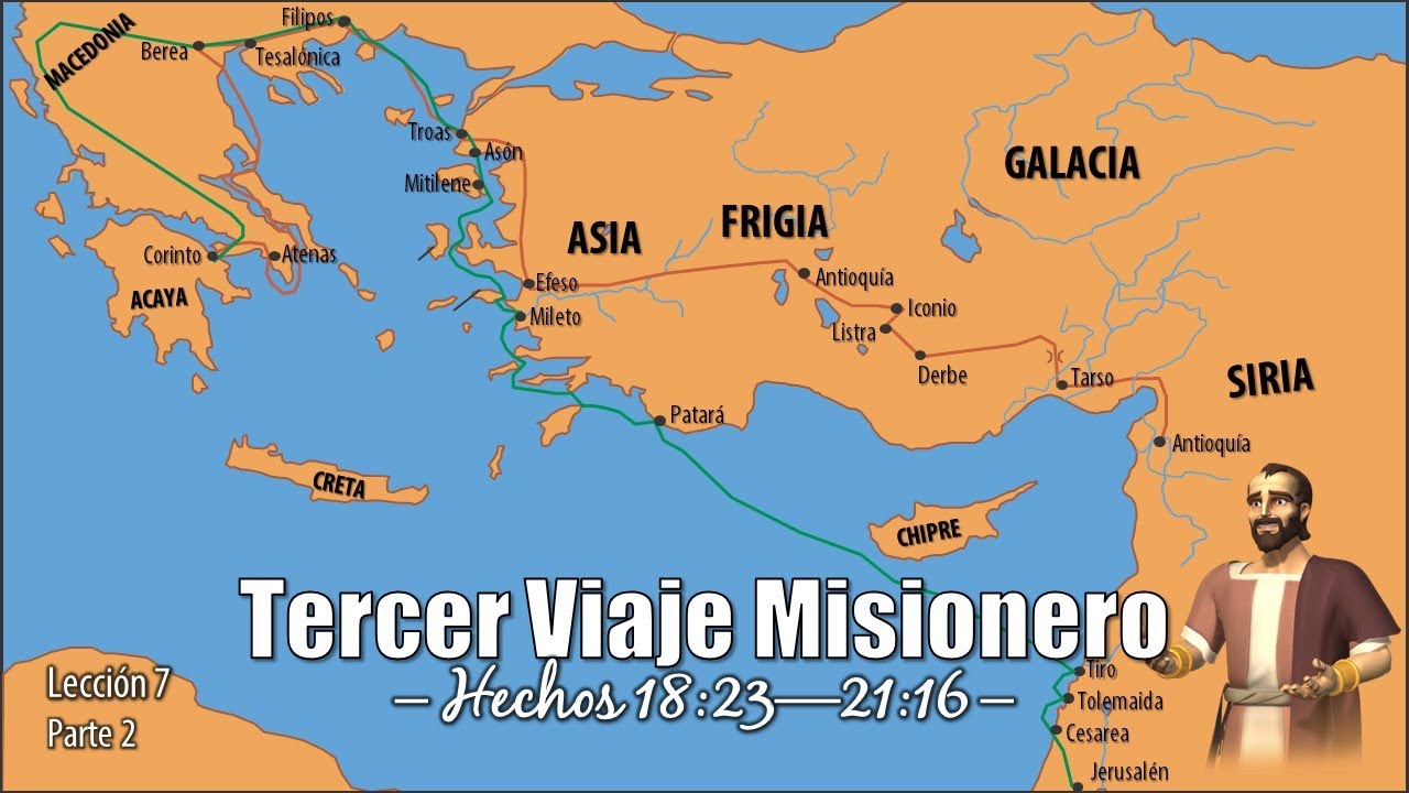 Inicio del tercer viaje misionero de Pablo 🌍 DE TARSO A ROMA CON PABLO 🌍 17 YouTube Inicio del tercer viaje misionero de Pablo 🌍 DE TARSO A ROMA CON PABLO 🌍 17 YouTube