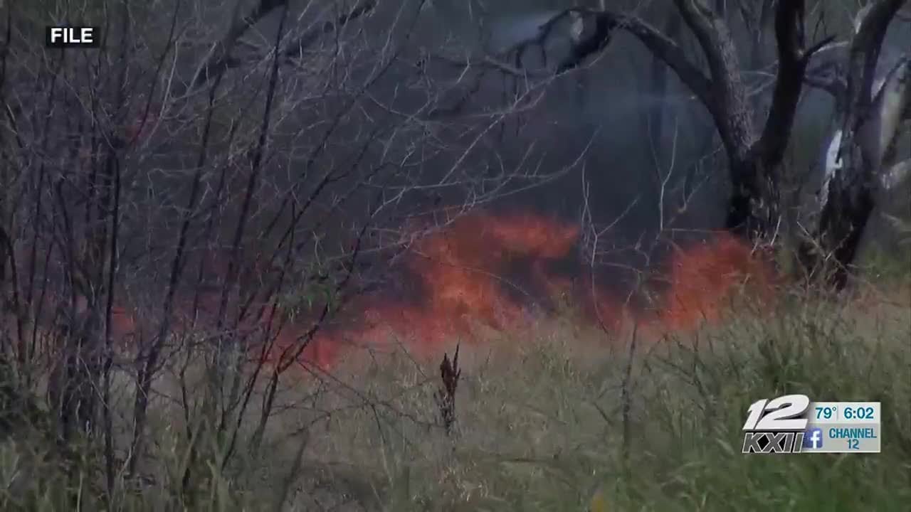 High winds, dry conditions create fire danger on Friday - YouTube