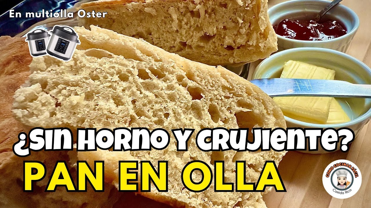 Pan en MULTIOLLA OSTER! Crujiente, fácil y sin horno | ReCETA RÁPIDA