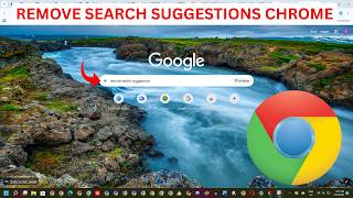 How To Remove Search Suggestions On Chrome Webpage