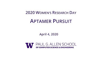 Aptamer Pursuit by  Aishwarya Mandyam