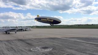 Goodyear Blimp Does Touch And Go