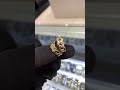 Real 10K Gold &amp; CZ Cuban Link Rings at Ijaz Jewelers #rings #diamondring #goldrings