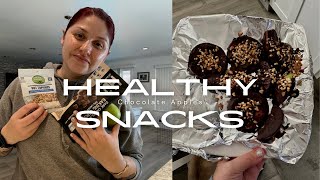 Healthy Snack Ideas: Chocolate Apples by Xtina Lucille 31 views 3 months ago 2 minutes, 52 seconds