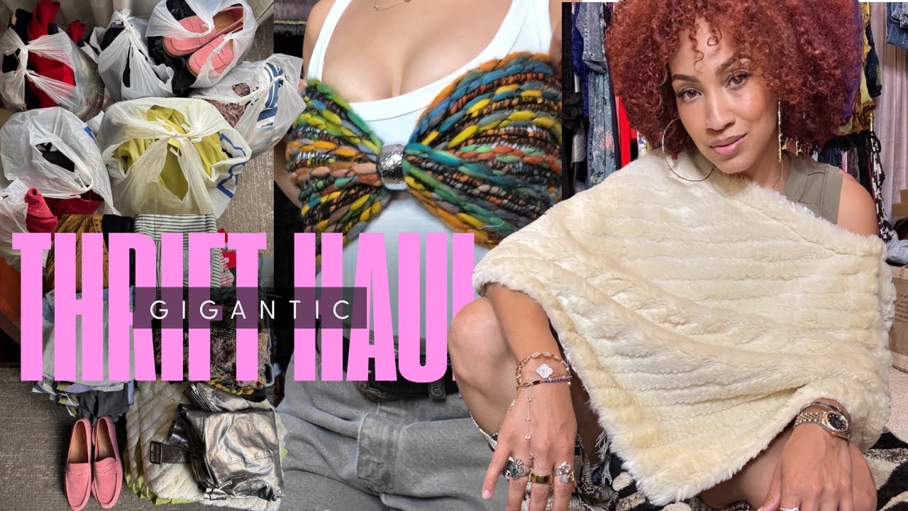 GIGANTIC Thrift Haul & TRY-ON | Everything I Thrifted in Los Angeles! S25 Ep. 27