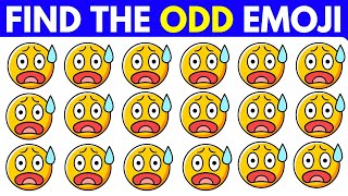 Find The Odd Emoji | Find The Odd One Out | Emoji Quiz😇😊 | Easy, Medium, Hard & Impossible #14