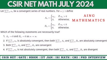 ID-704062 Solution | Real Analysis series | CSIE NET MATH JULY 2024
