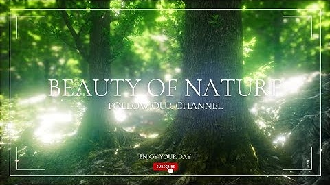 Free Nature Forest YouTube Channel Outro Video Template (Customizable) - FlexClip