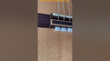 Alba guitar beads Black beads ties blocks for nylon string flamenco guitars www.albabuitarbeads.com