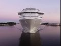 Costa Pacifica Cruise Ship Drone View