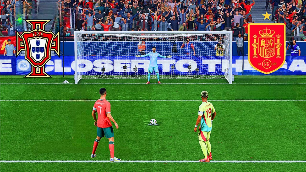 PORTUGAL VS SPAIN | RONALDO VS YAMAL | PENALTY SHOOTOUT | FC 26