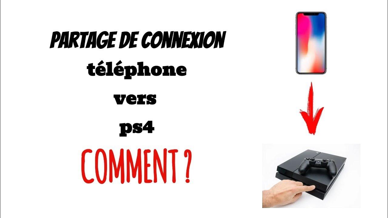 Comment faire facilement faire un partage de connexion de son téléphone vers sa PS4/PS5 ! (tuto