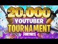 $20,000 YouTuber/Streamer FORTNITE TOURNAMENT (Week 4)