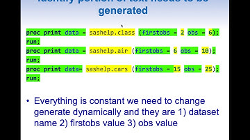 Step by step approach to build a SAS macro - Basic