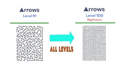 Arrows Puzzle Escape All Levels Walkthrough (Part 10) | No Commentary & No Music | Android Gameplay