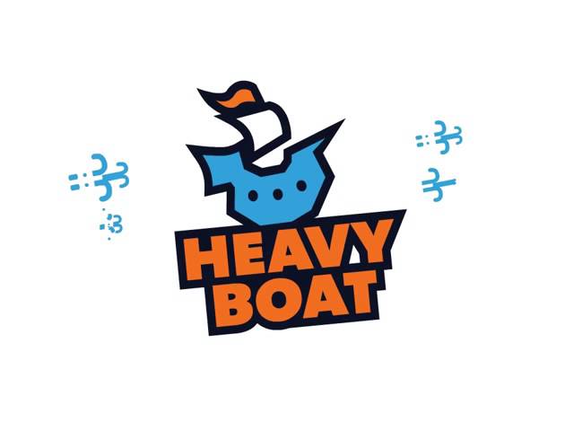 Heavy boat splash logo class=
