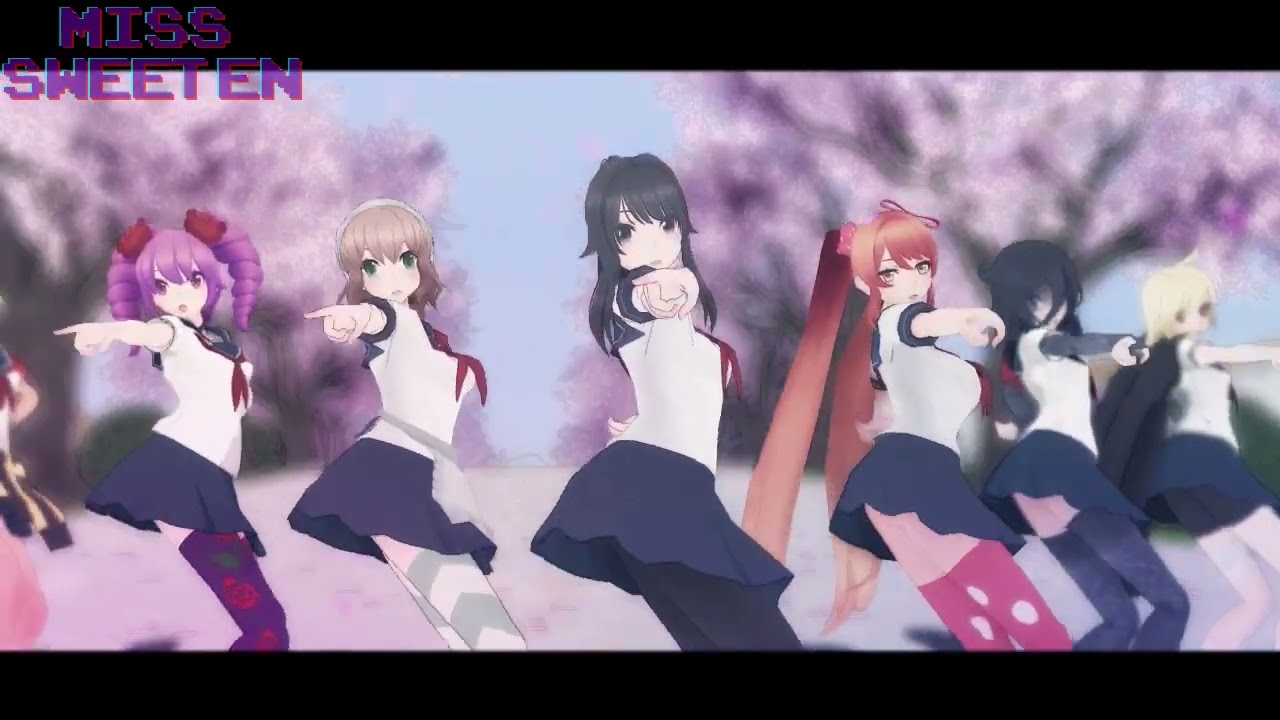 【MMD x Yandere Simulator】MOMOLAND - BAAM [ft. Ayano and Rivals]