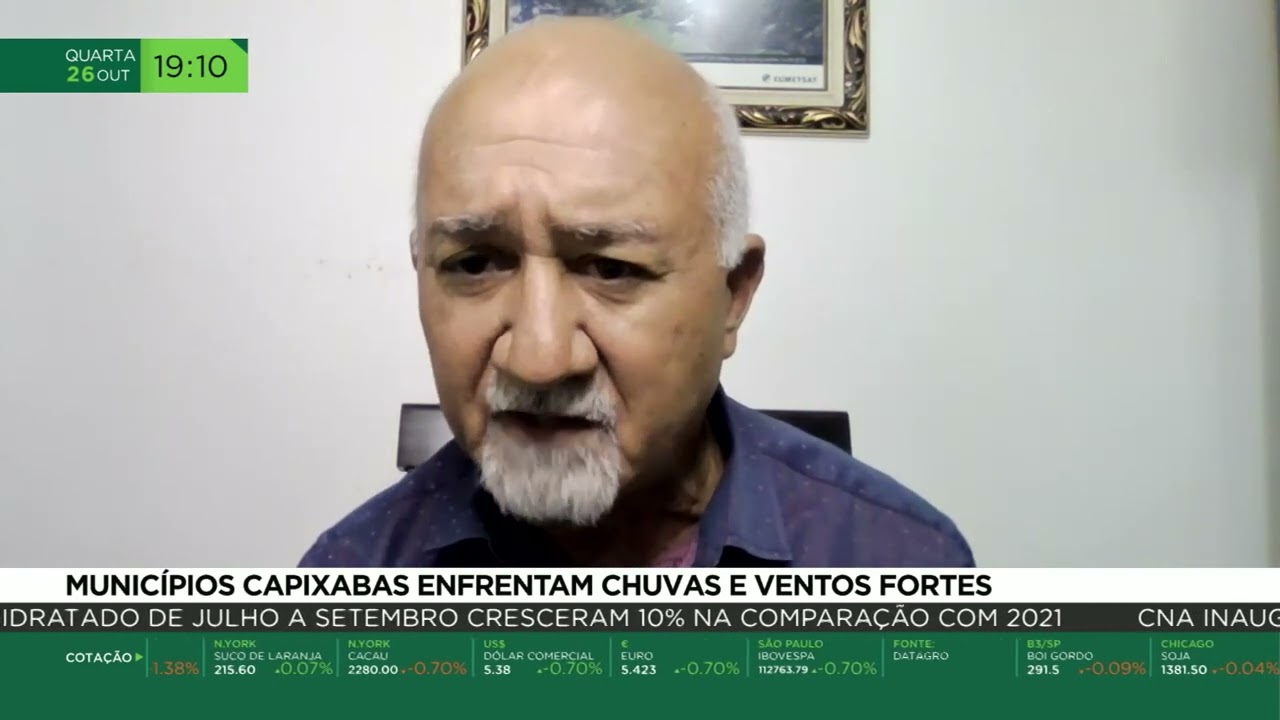 Municípios Capixabas enfrentam chuvas e ventos fortes